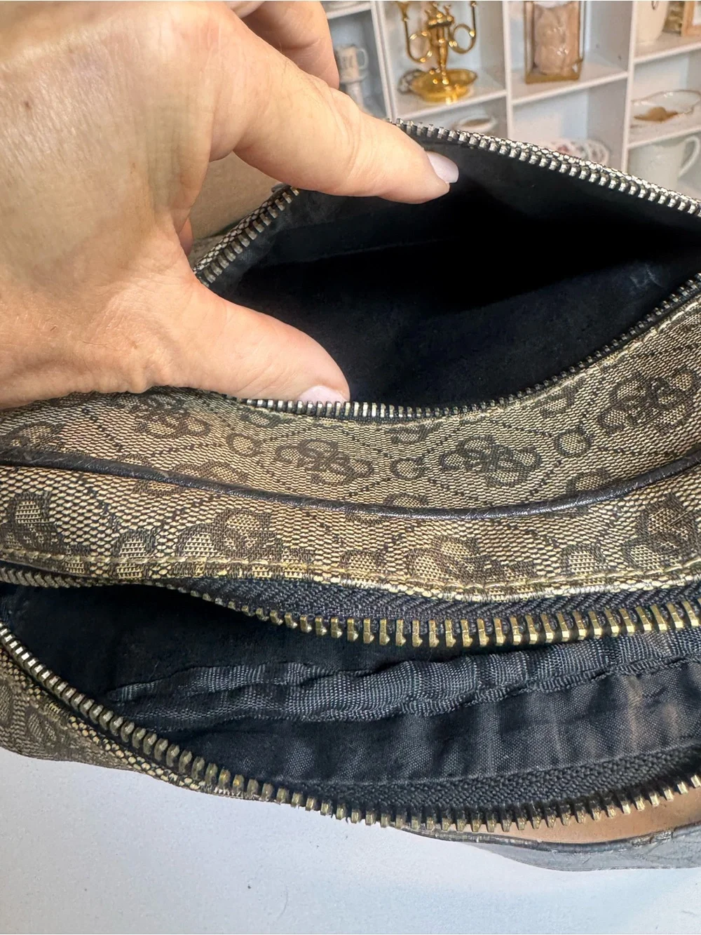 Guess Vezzola or Boston Monogram Crossbody Bag